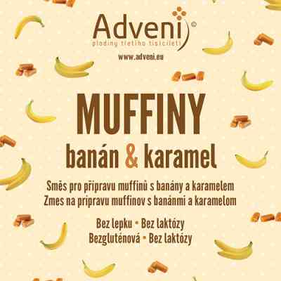 Muffiny banán & karamel
